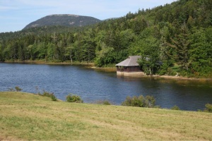 lake in park